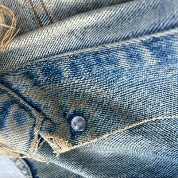 Vintage Levi’s 1970’s rustic trucker denim jean jacket men size M - Picture 7 of 9